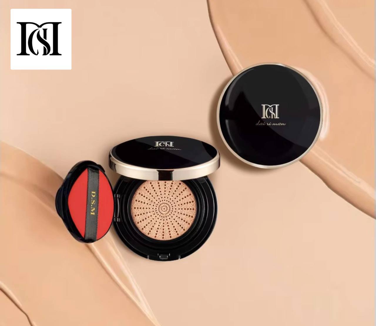 Bảng phấn mắt 5 màu DSM đa sắc ánh kim,mịn như nhung lấp lánh,lâu trôi 90g