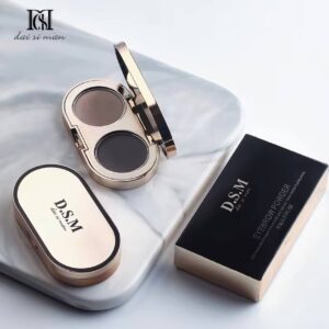 Bột kẻ lông mày DSM 2 màu chống nước,hiệu ứng kép,tạo hình tự nhiên 39g